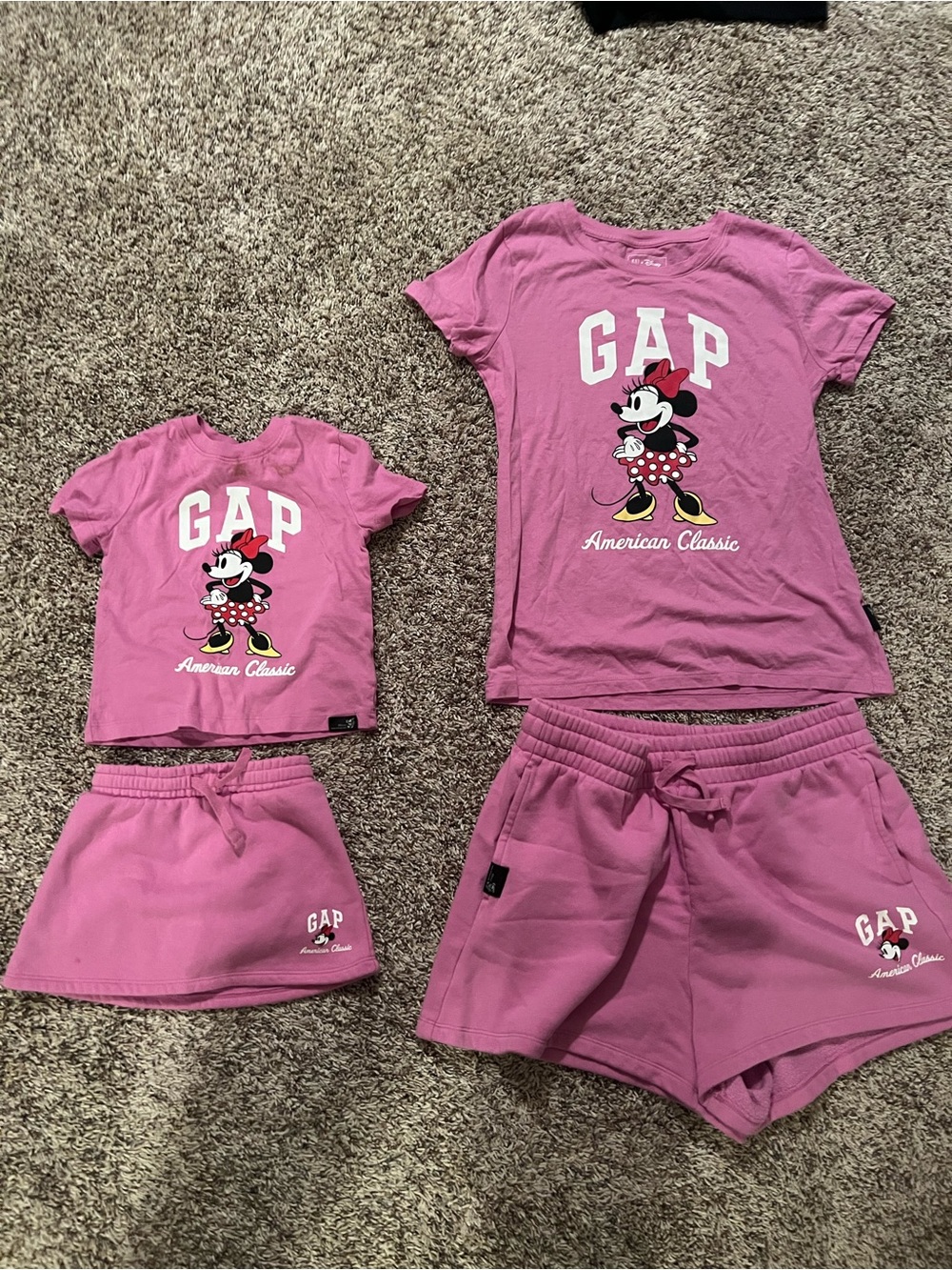 GAP Pink Minnie Mouse Mommy and Me set